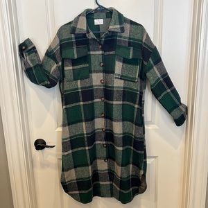 The Hanger Clothing Company Flannel Shacket